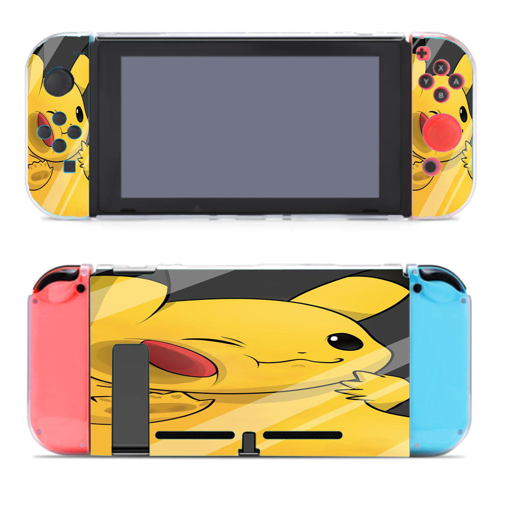 Cute Face Pokemon Pikachu Trapped On Mirror Nintendo Switch Cover Case