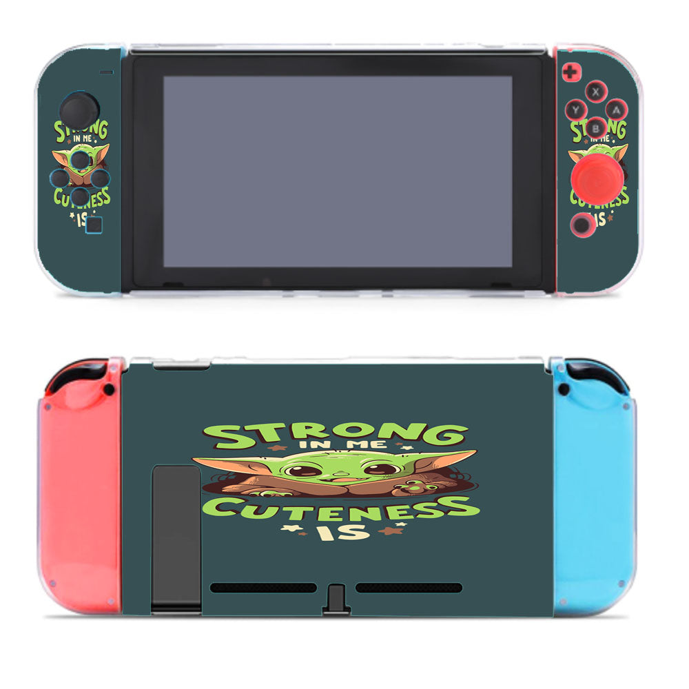 Cuteness Is Baby Yoda Nintendo Switch Cover Case