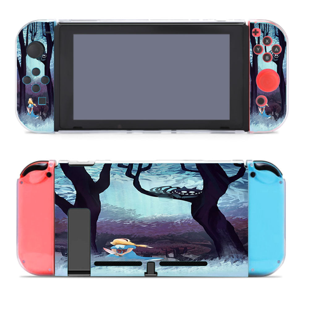 Dark Alice In Wonderland Nintendo Switch Cover Case