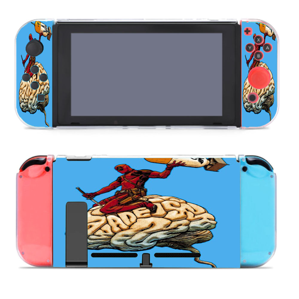 Deadpool Brain Comics Nintendo Switch Cover Case