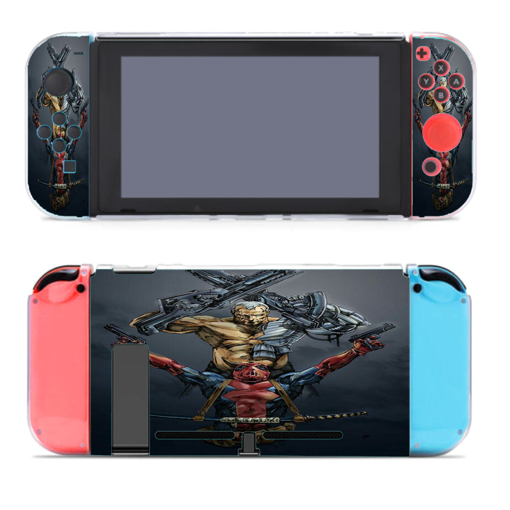 Deadpool Comic Art Nintendo Switch Cover Case