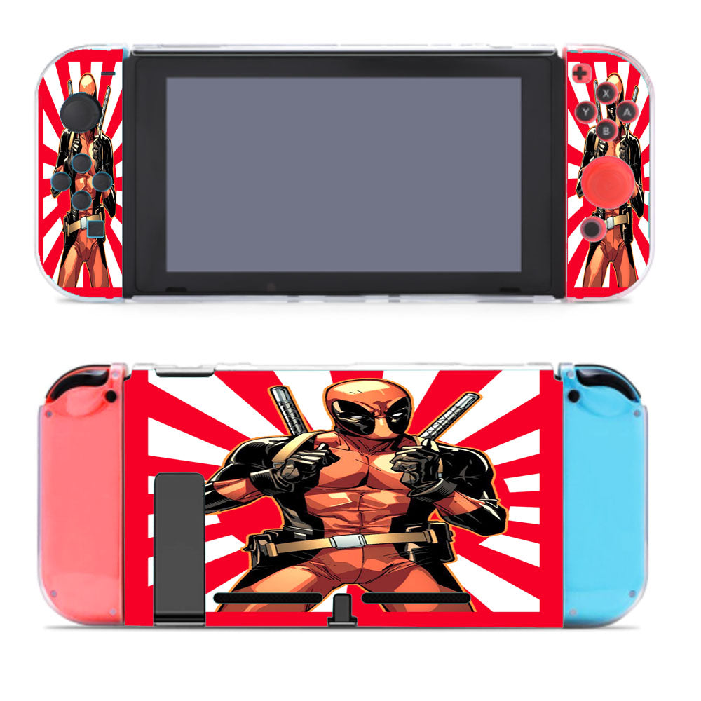 Deadpool Wade Winston Wilson Anti Hero Marvel Comics Mercenary Nintendo Switch Cover Case