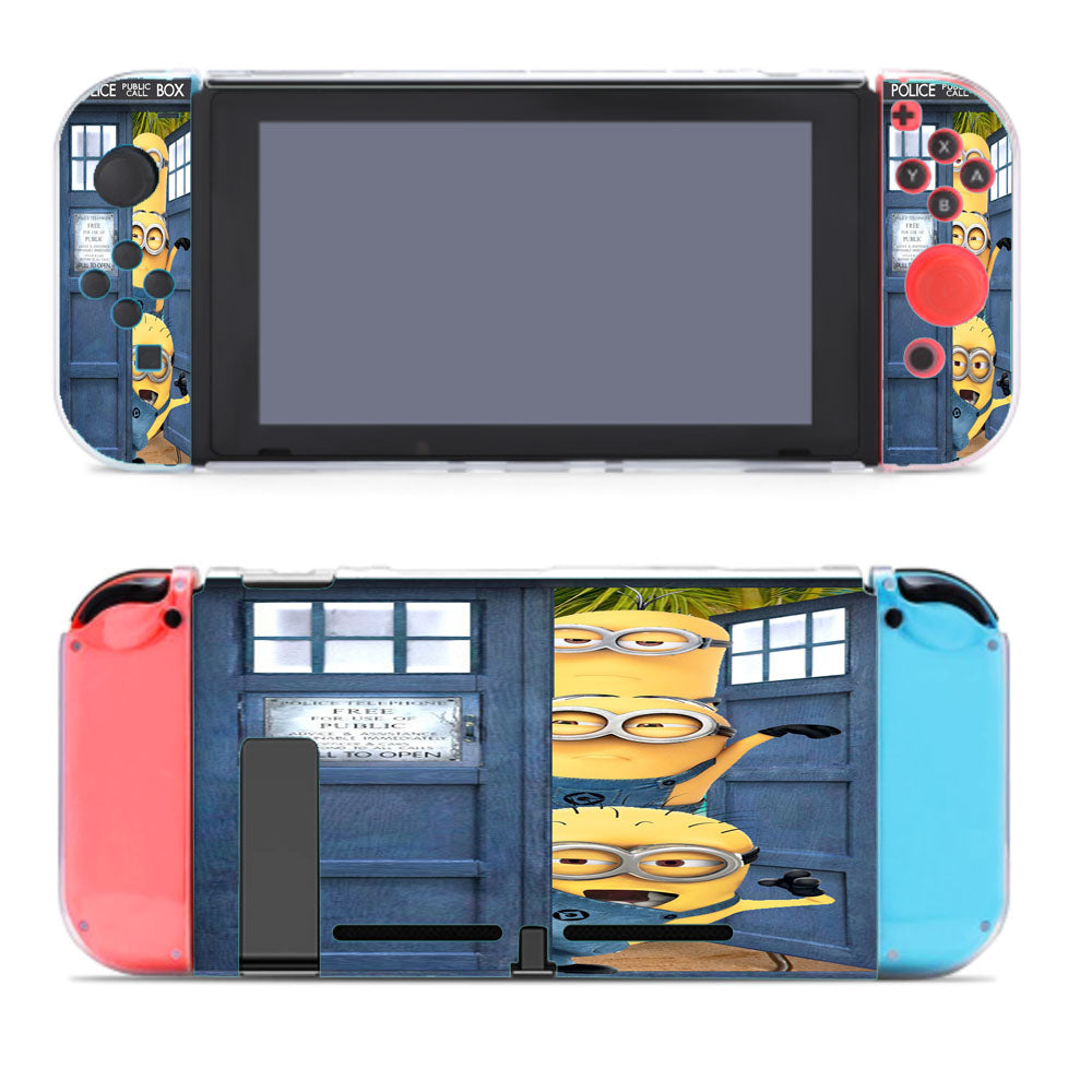 Despicable Me Minion Dr Who Tardis Nintendo Switch Cover Case
