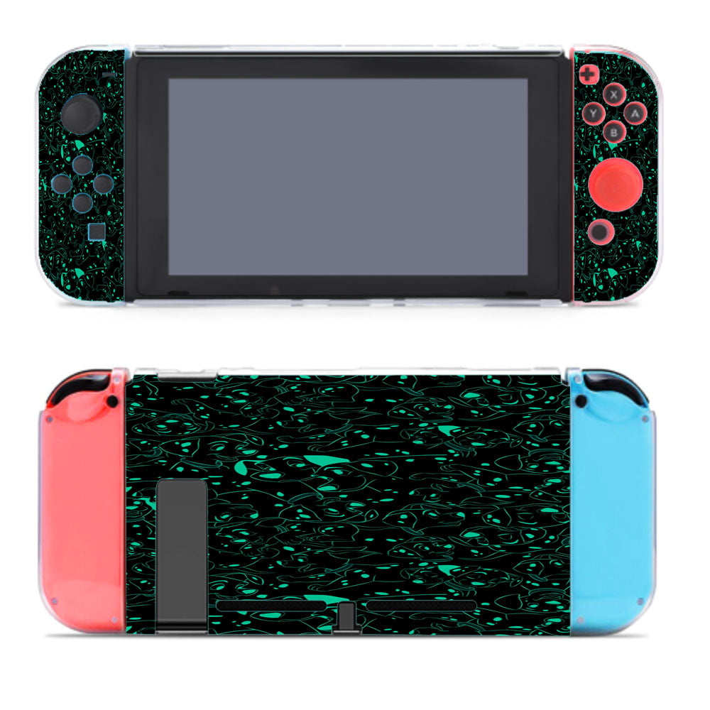 Disney 101 Dalmatians Family Pattern Black Tosca Nintendo Switch Cover Case