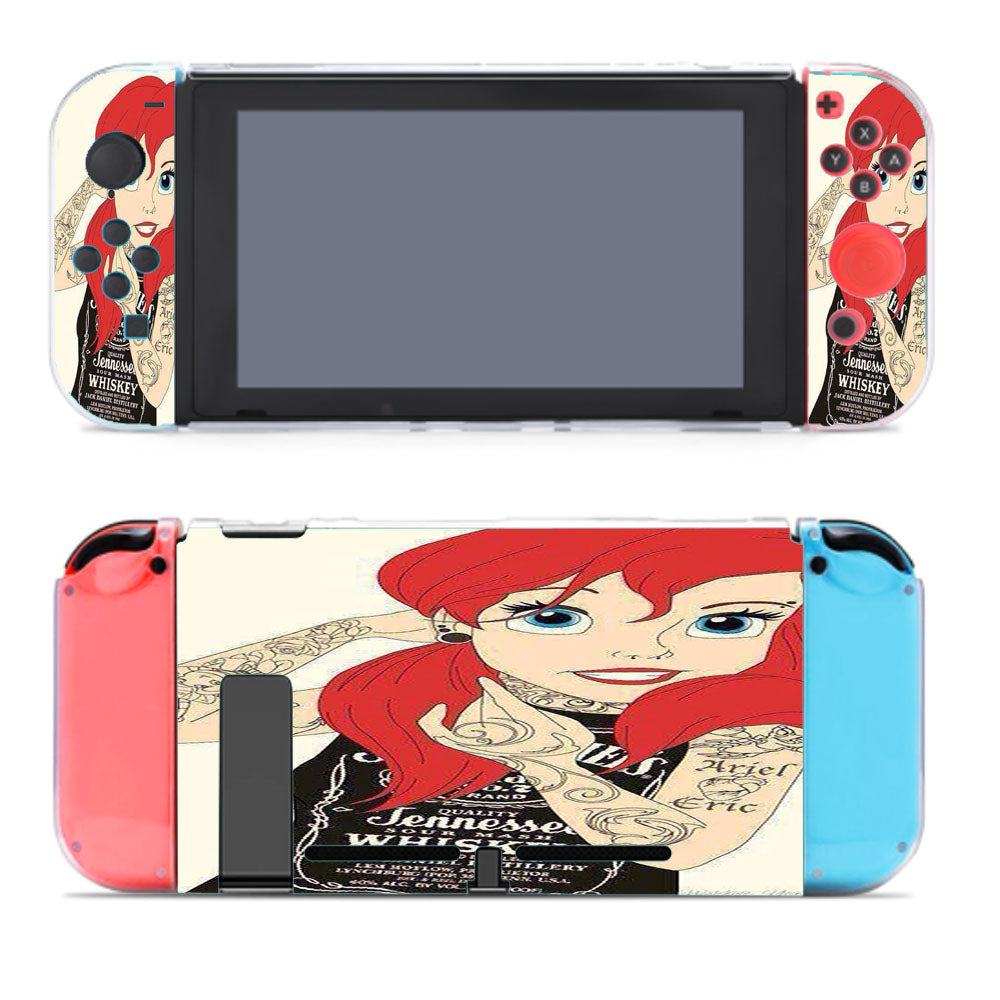 Disney Ariel Punked Nintendo Switch Cover Case