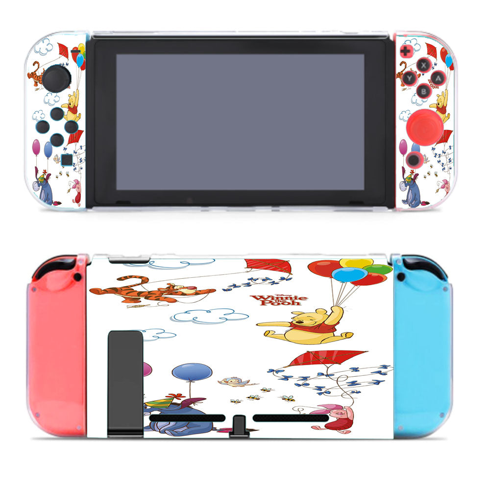Disney Cartoon Tigger Pooh Eeyore Piglet Flying Kite Balloon Nintendo Switch Cover Case