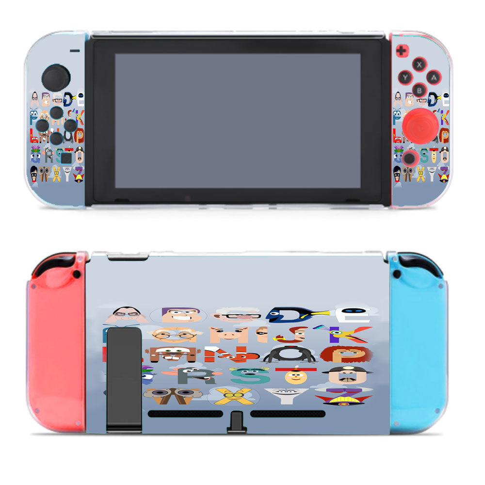 Disney Compilation Abjad Font Nintendo Switch Cover Case