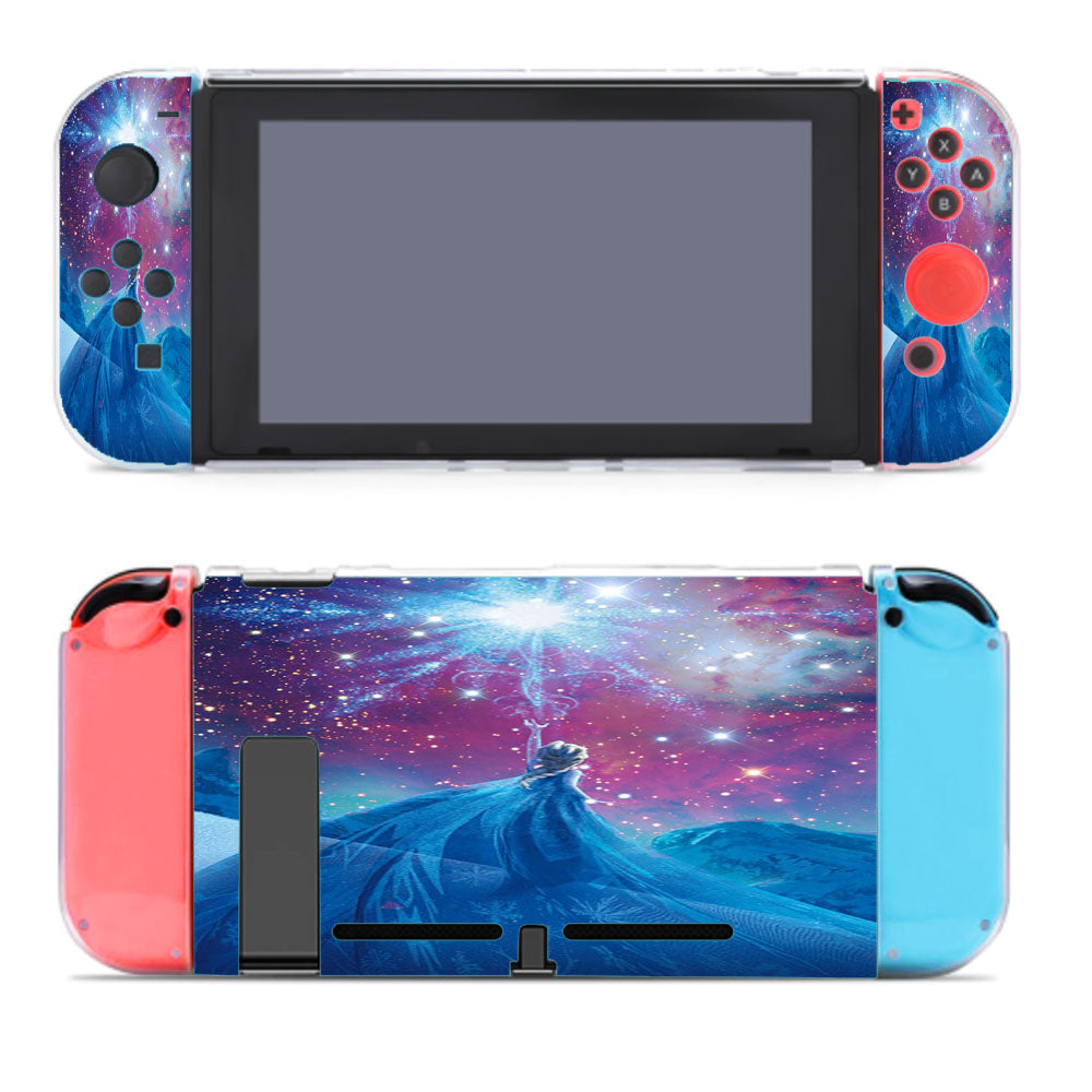 Disney Frozen Elsa Galaxy Nebula Nintendo Switch Cover Case