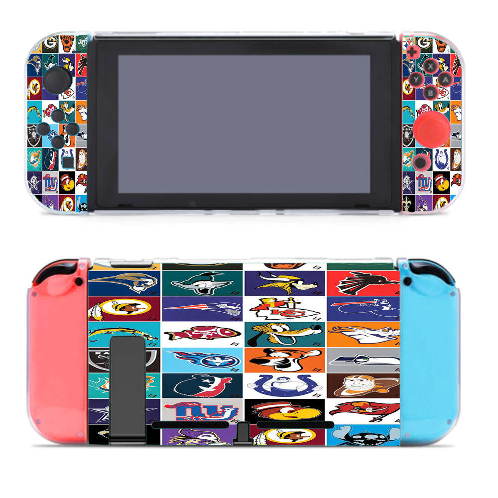 Disney Nfl Team Mashups Collage Nintendo Switch Cover Case