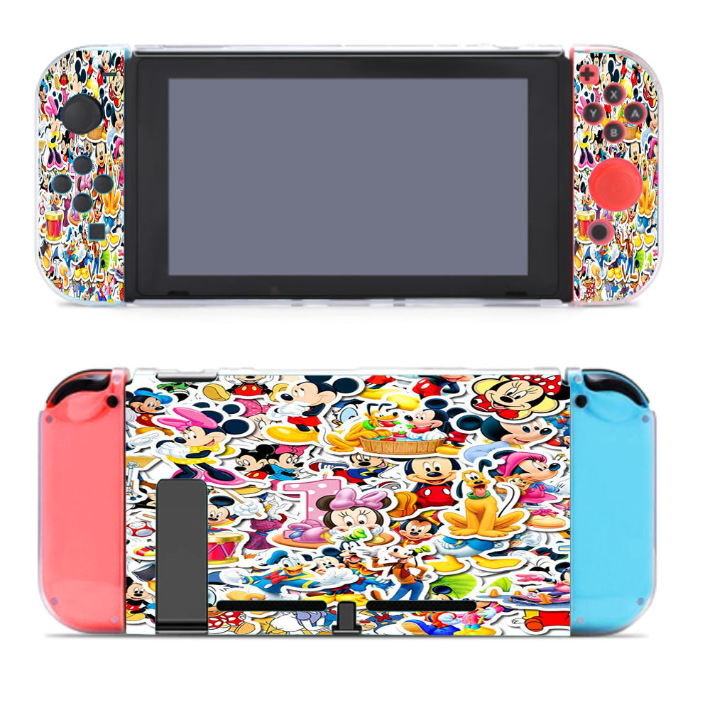 Disney Old Cartoon Mickey Minnie Mouse Donald Duck Pluto Goofy Nintendo Switch Cover Case