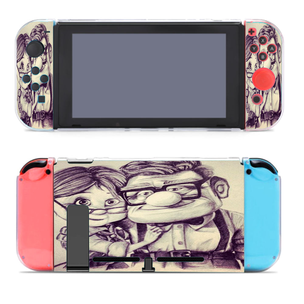 Disney Pixar Carl And Ellie Poster Nintendo Switch Cover Case