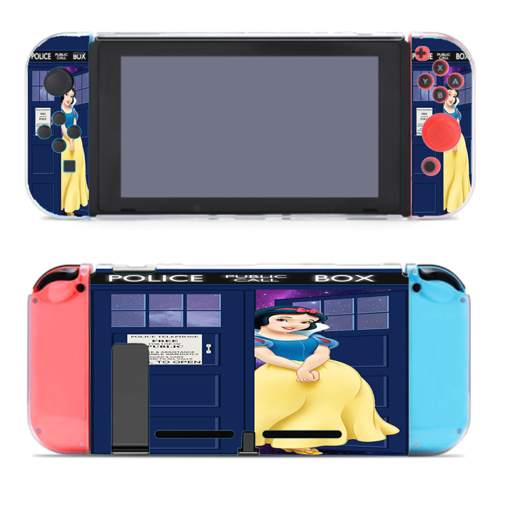 Disney Princess Snow White Tardis Police Box Nintendo Switch Cover Case