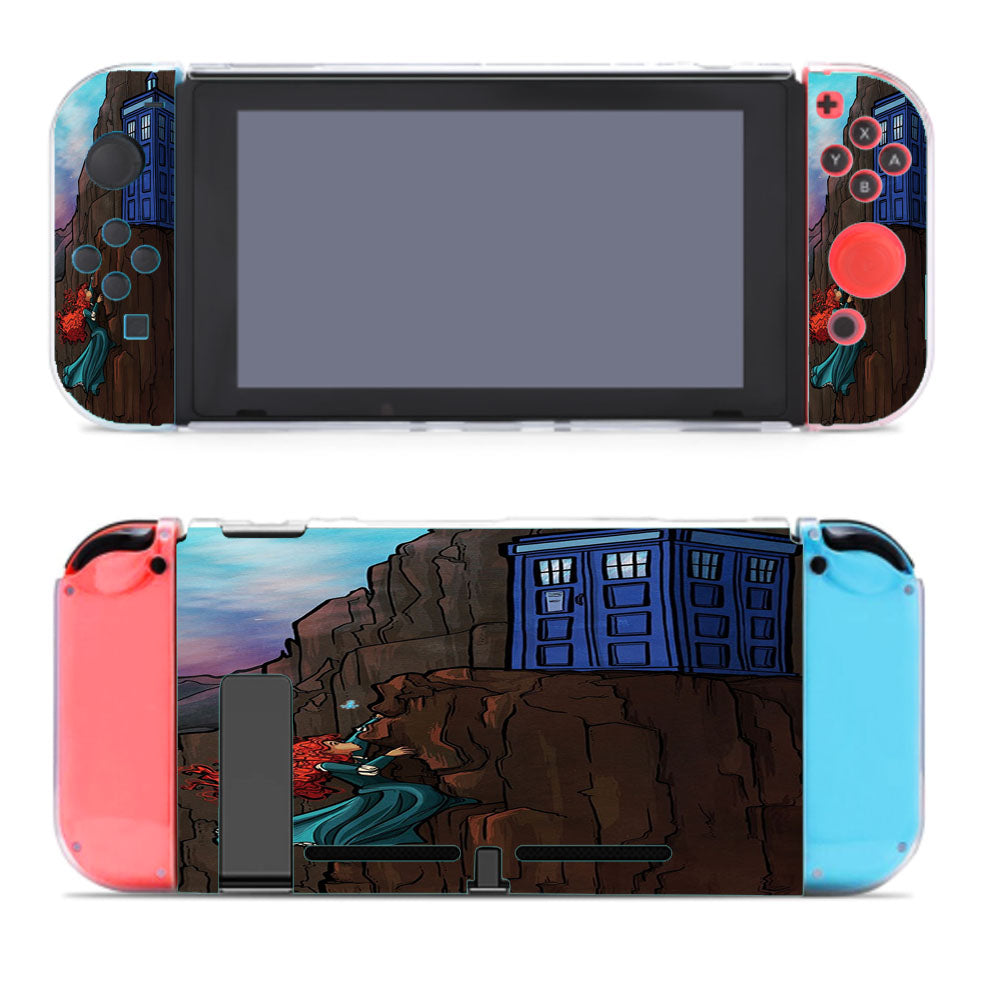 Disney Princess Tardis Dr Who Nintendo Switch Cover Case