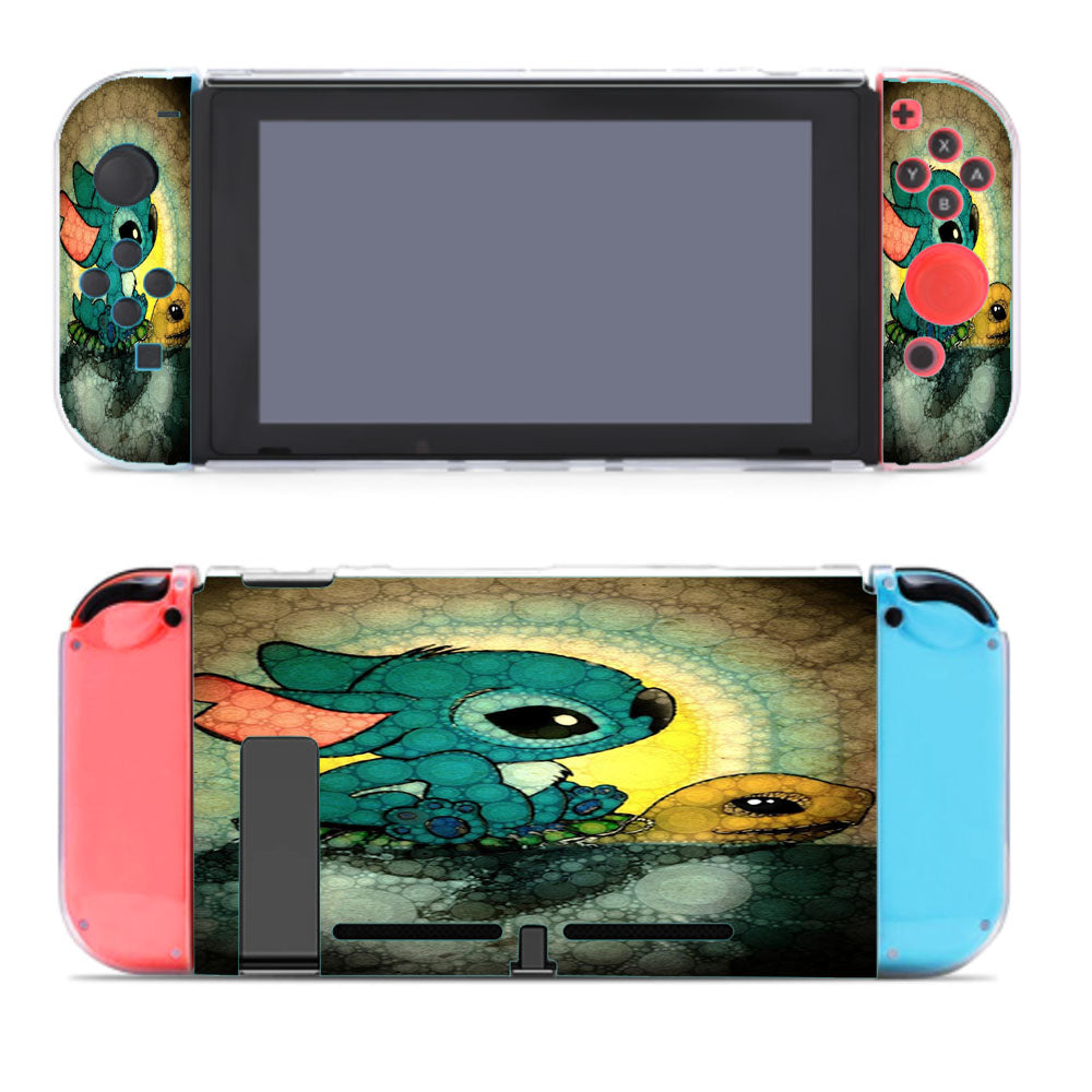 Disney Stitch And Turtle Art Nintendo Switch Cover Case