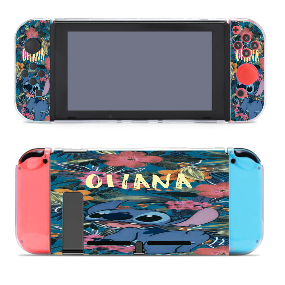 Disney Stitch Ohana Quotes Nintendo Switch Cover Case