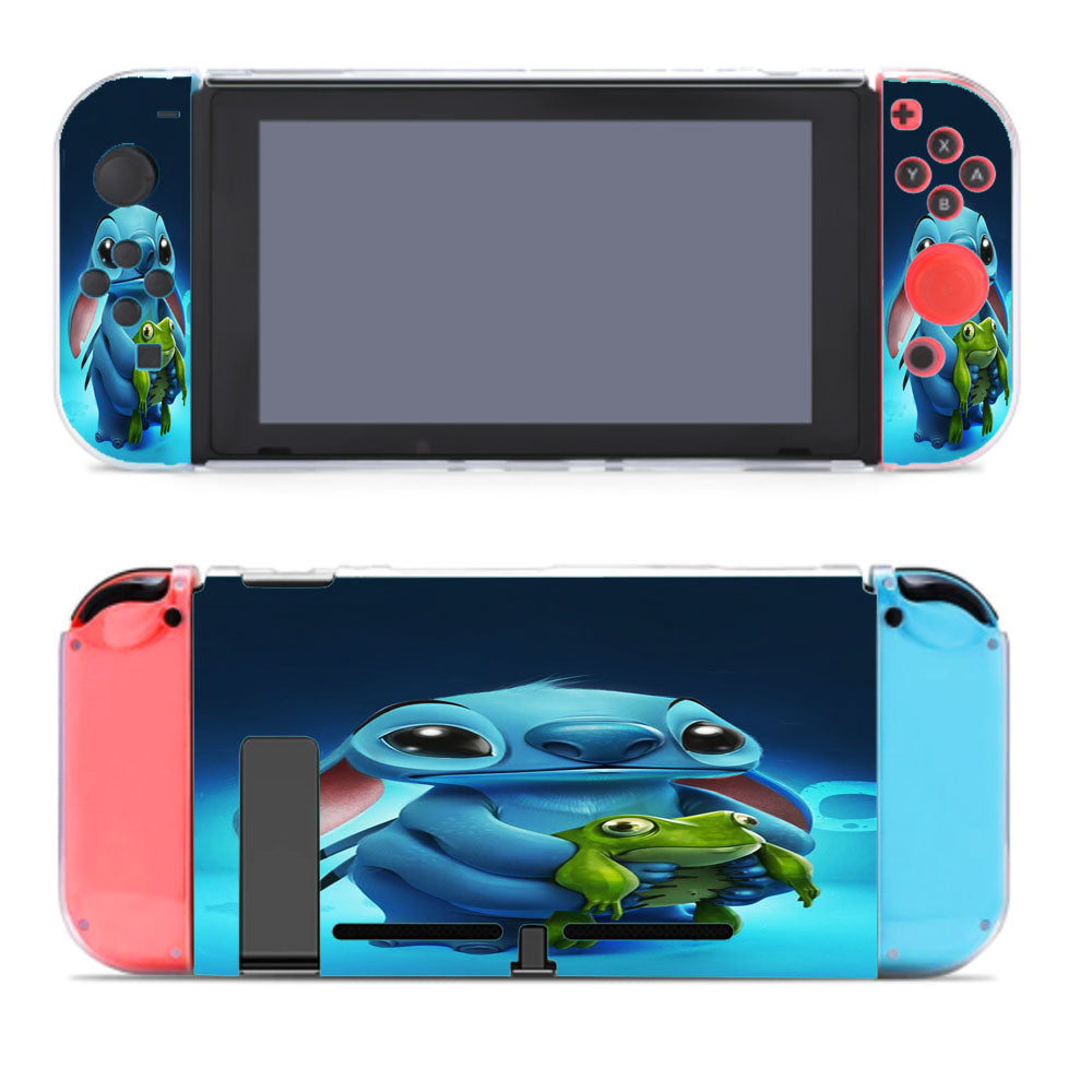 Disney Stitch With Frog Nintendo Switch Cover Case