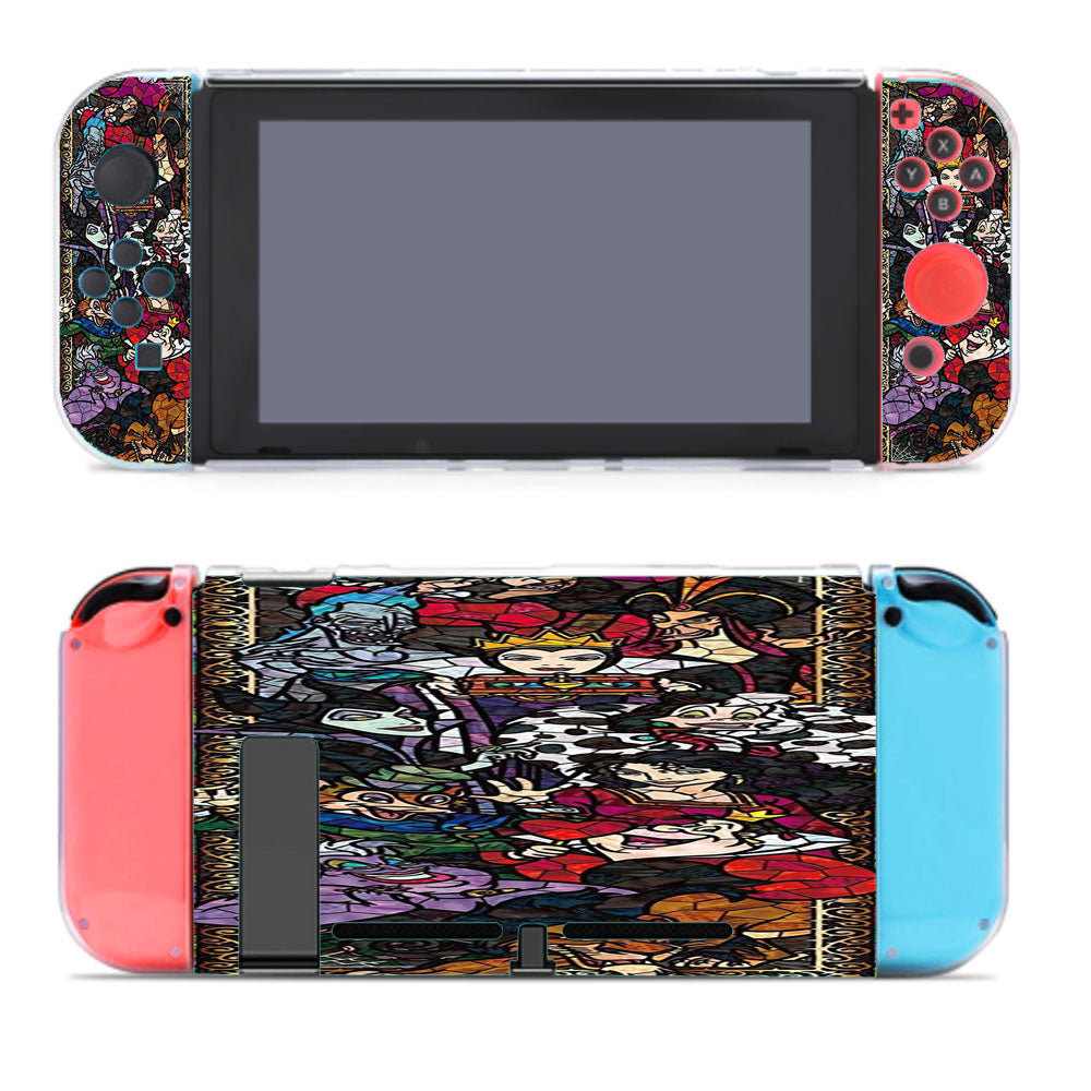 Disney Villains Stained Glasses Nintendo Switch Cover Case