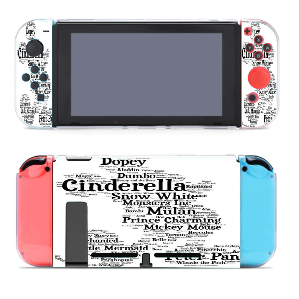 Disney Words Collage Nintendo Switch Cover Case