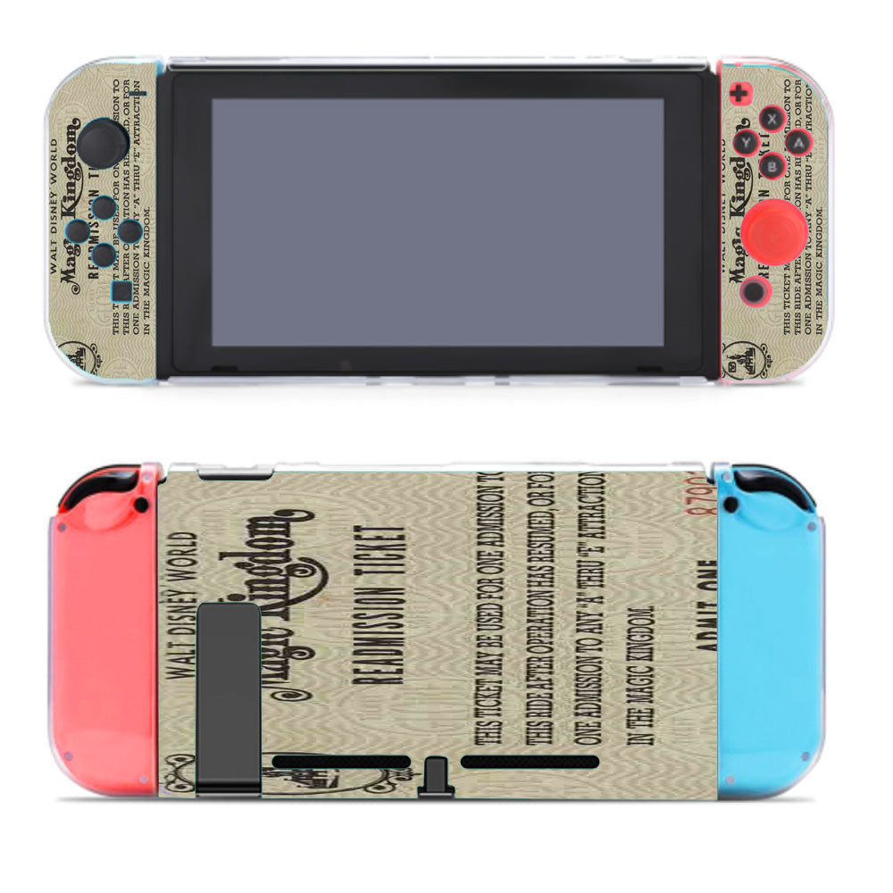 Disney World Readmission Ticket Nintendo Switch Cover Case