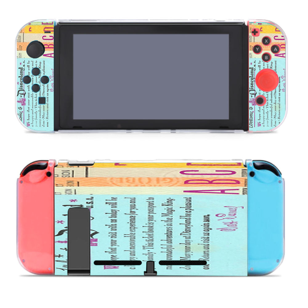 Disney World Ticket Book Nintendo Switch Cover Case