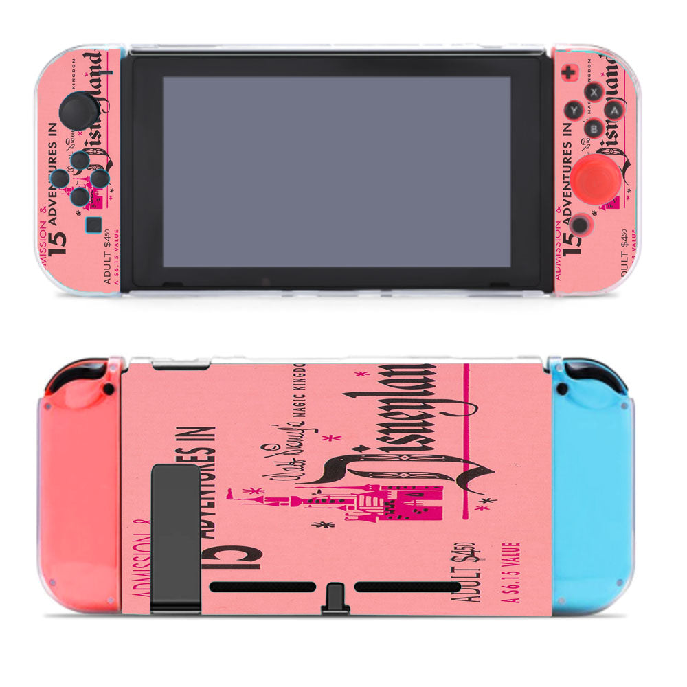 Disneyland Ticket Nintendo Switch Cover Case