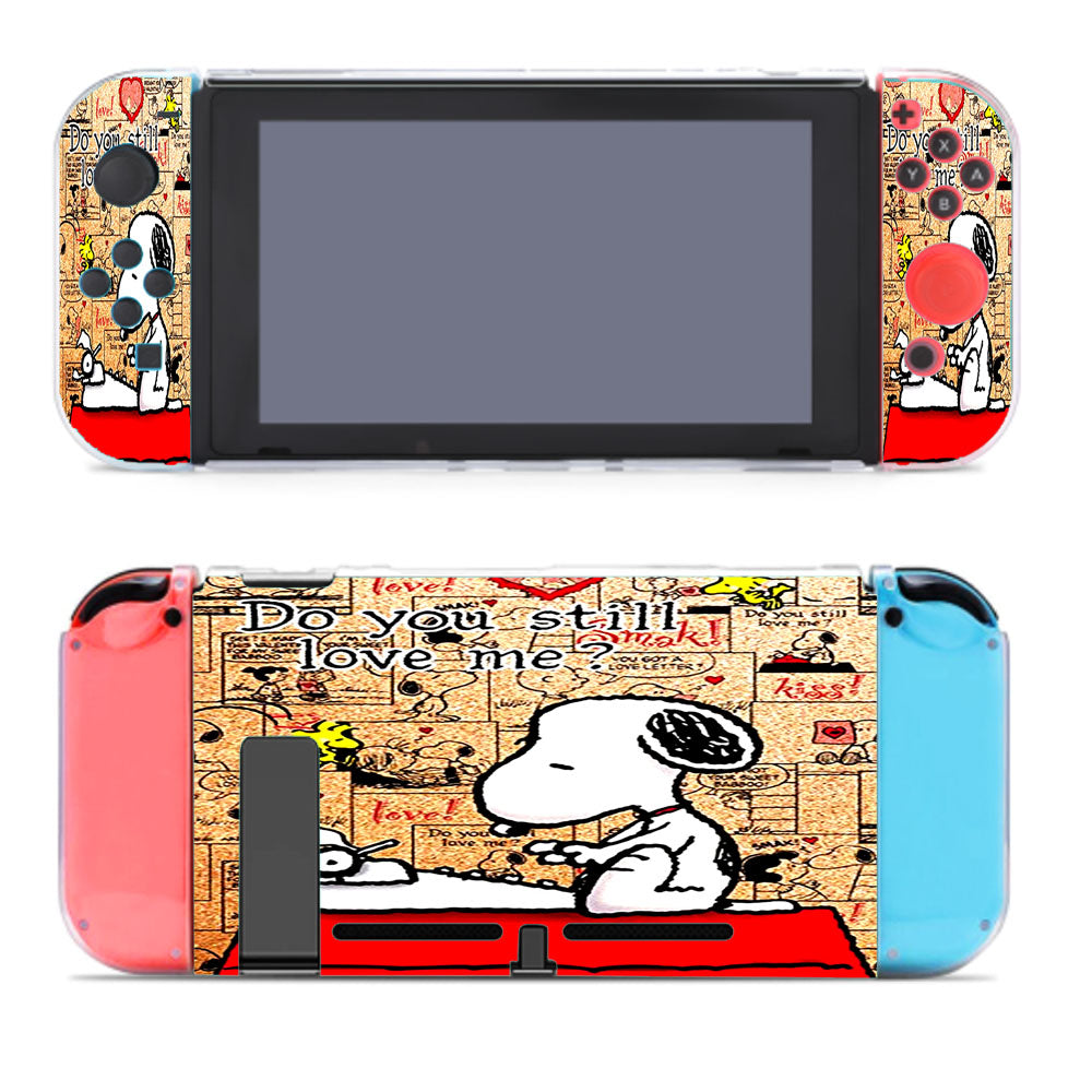 Do You Still Love Me Snoopy Nintendo Switch Cover Case