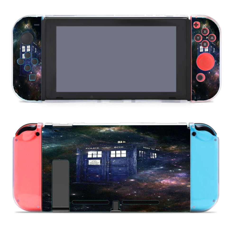 Doctor Who Tardis Galaxy Nintendo Switch Cover Case