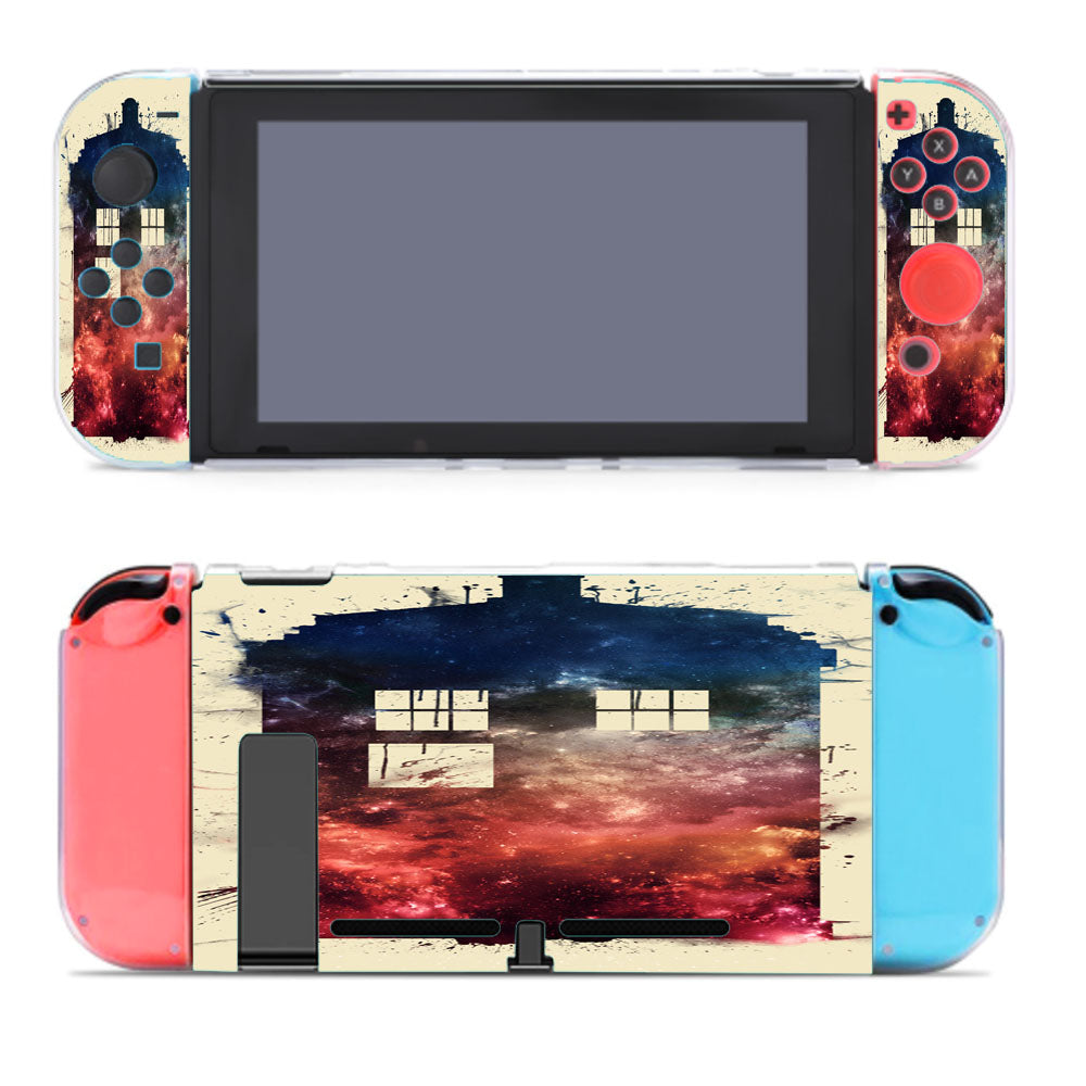 Dr Who Tardis Galaxy Nintendo Switch Cover Case