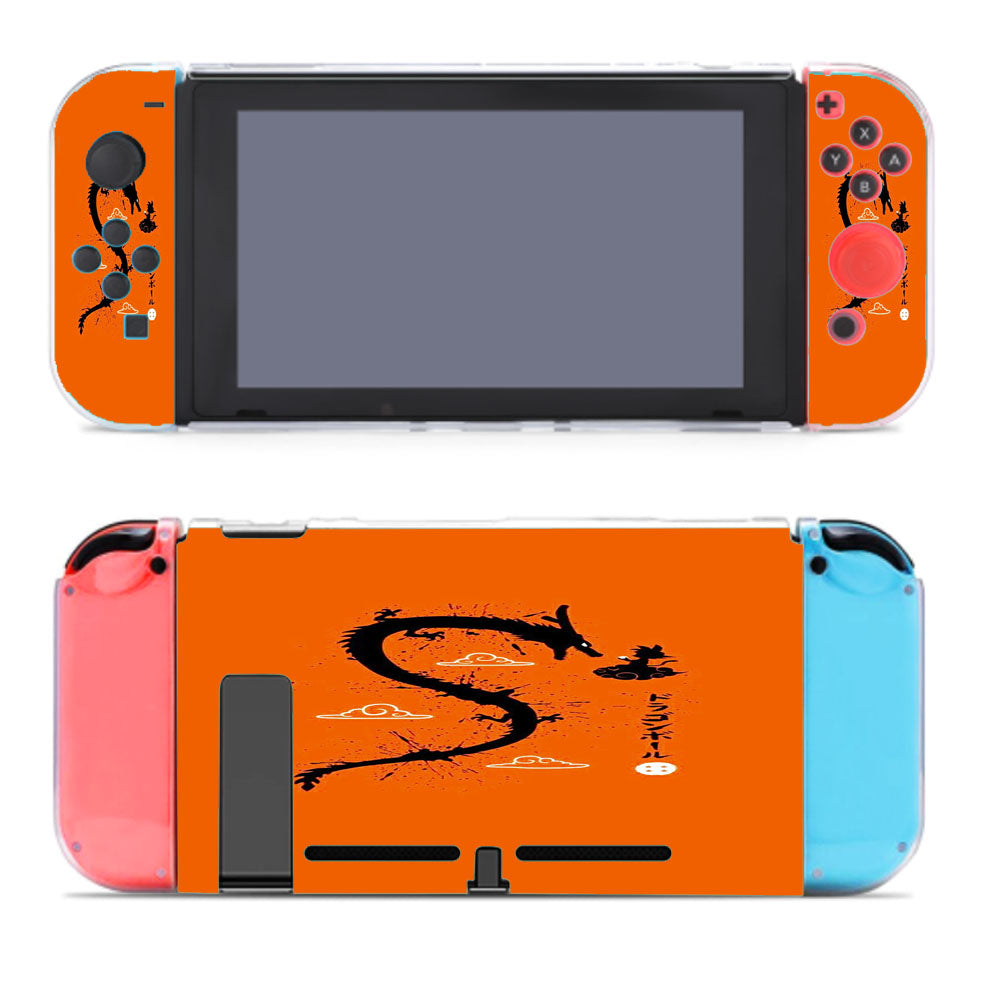 Dragon Ball Kid Goku And Shenron Minimalist Wallpaper Nintendo Switch Cover Case