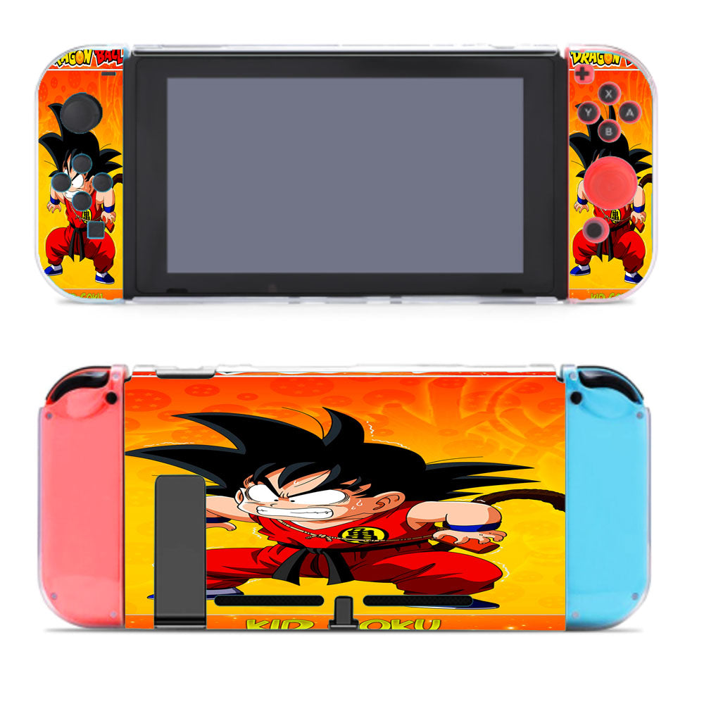 Dragon Ball Kid Goku Panic Nintendo Switch Cover Case