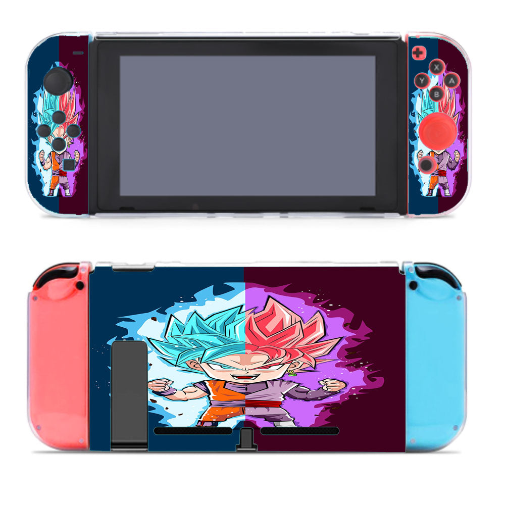 Dragon Ball Super Goku Blue Purple Nintendo Switch Cover Case
