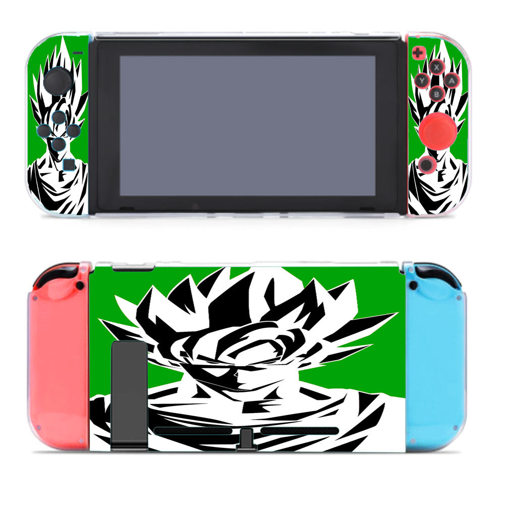 Dragonball Goku Vector Green Nintendo Switch Cover Case