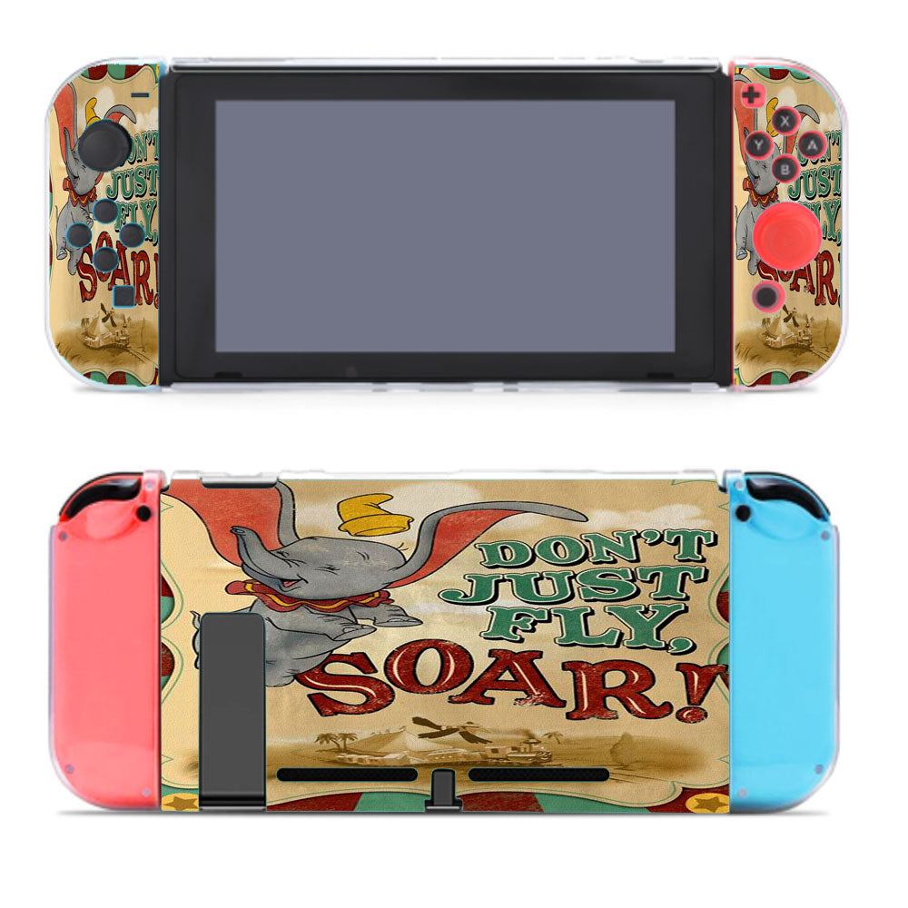 Dumbo Disney Quotes Poster Nintendo Switch Cover Case