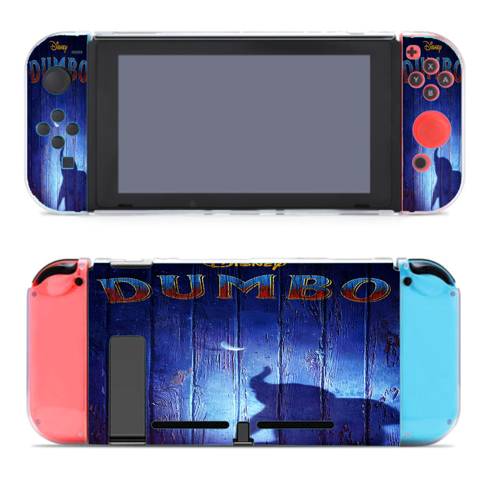 Dumbo Silhouette Wooden Poster Movie Nintendo Switch Cover Case