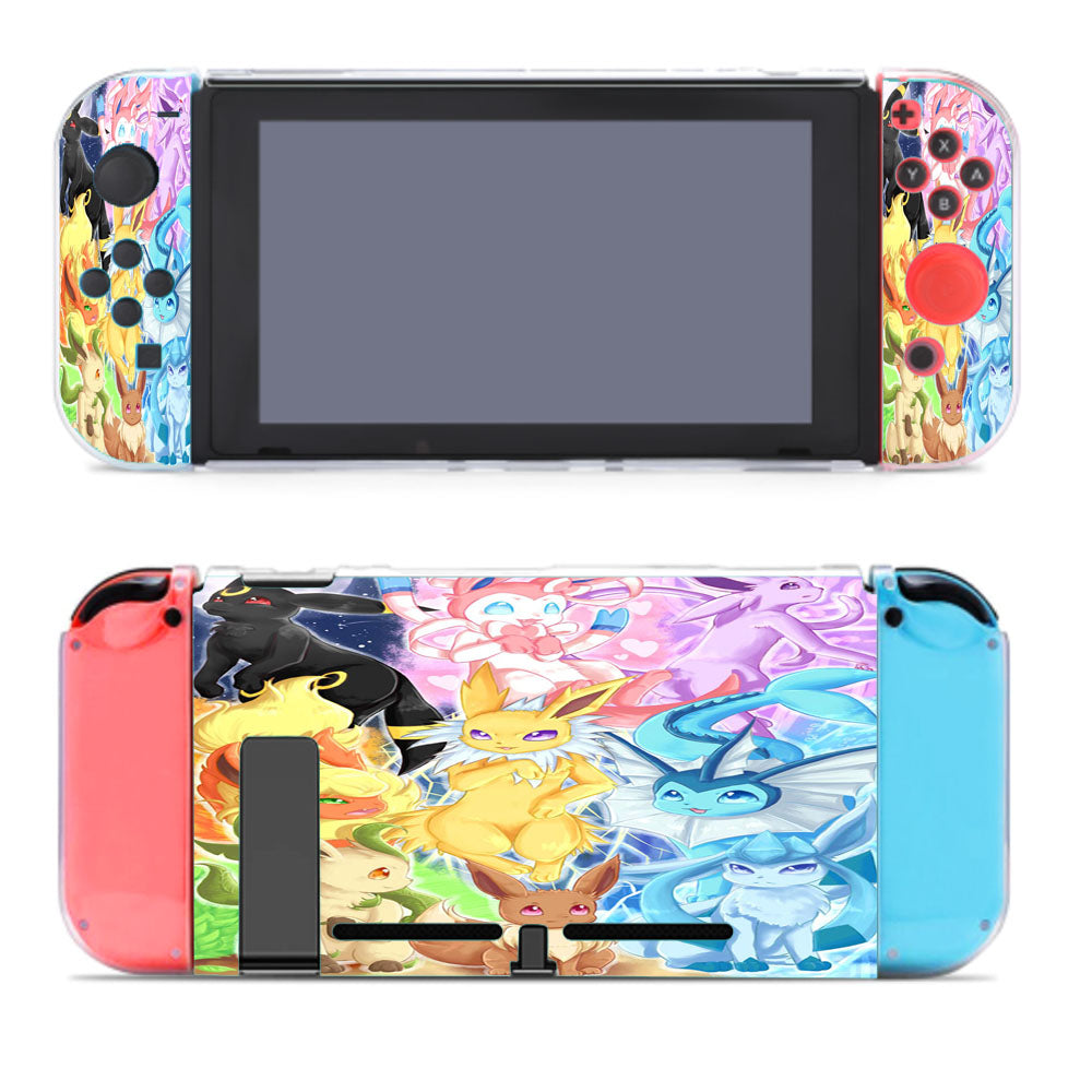 Eevee Evolutions Pokemon Fanart Nintendo Switch Cover Case
