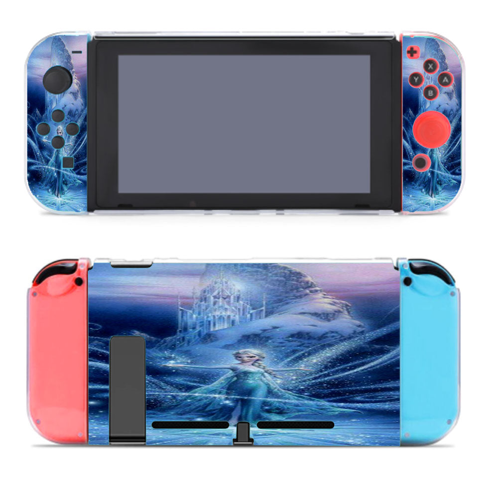 Elsa Frozen Pink Dress Nintendo Switch Cover Case