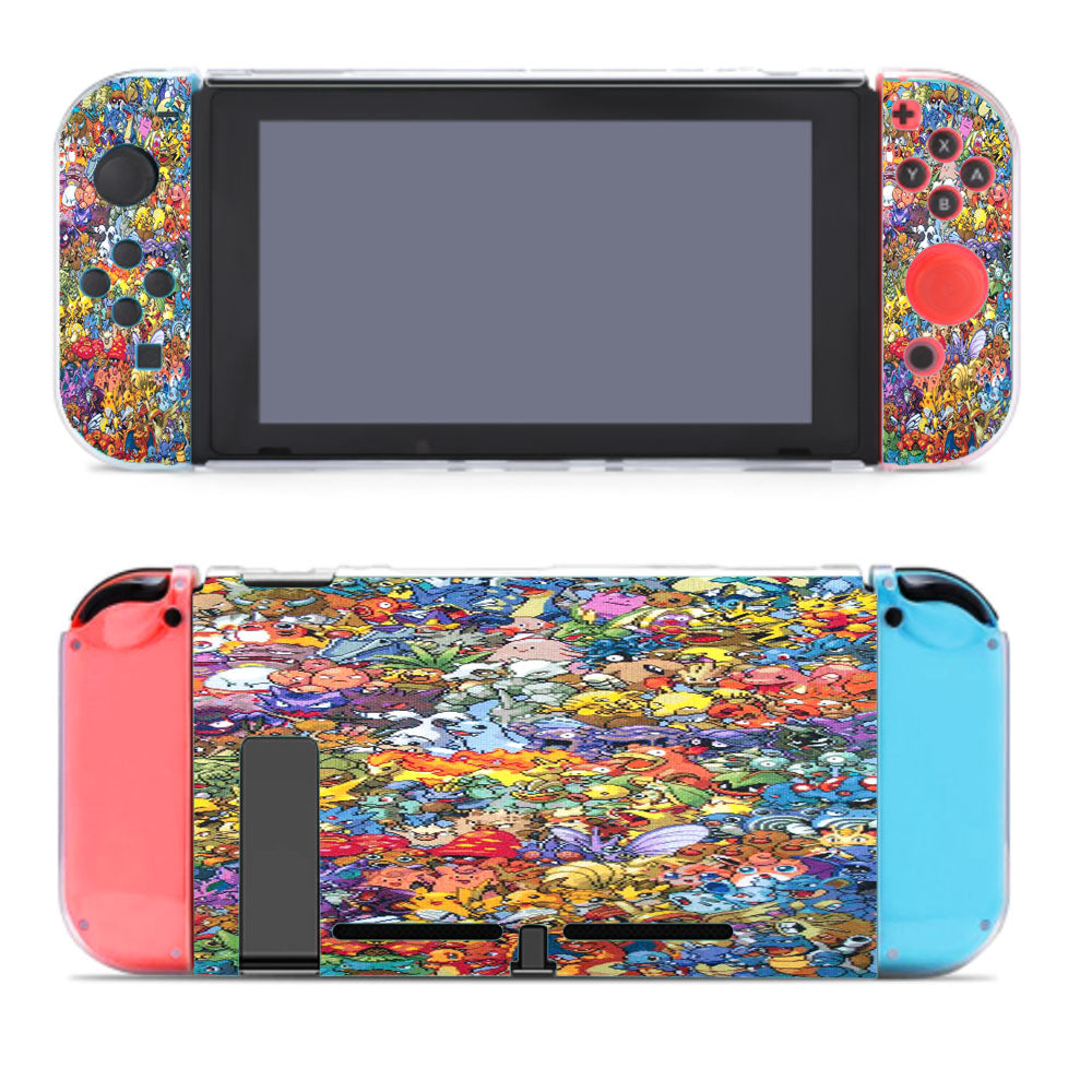 Epic All Pokemon Generations Cross Stitch Nintendo Switch Cover Case