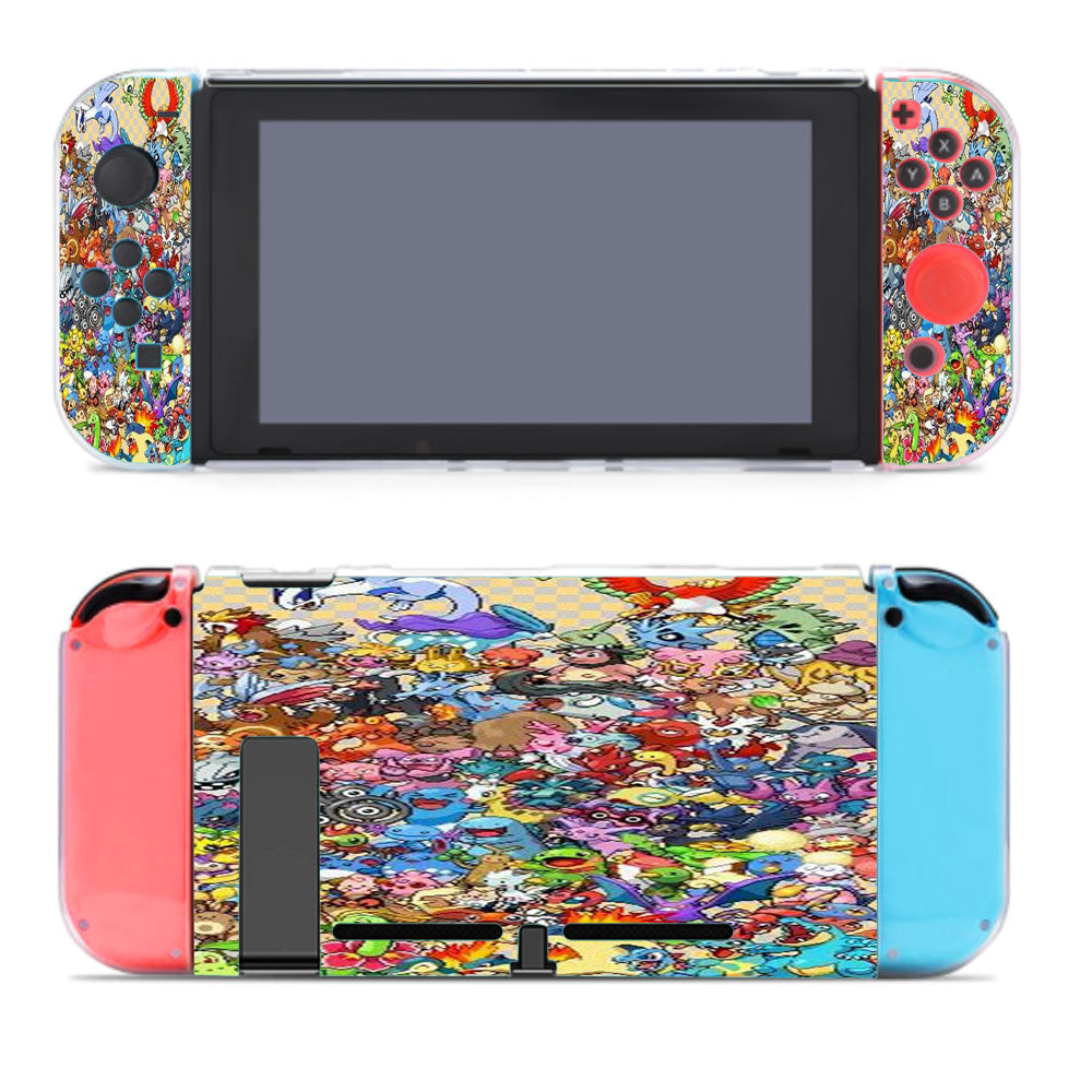 Epic Pokemon Generation Cross Stitch Nintendo Switch Cover Case