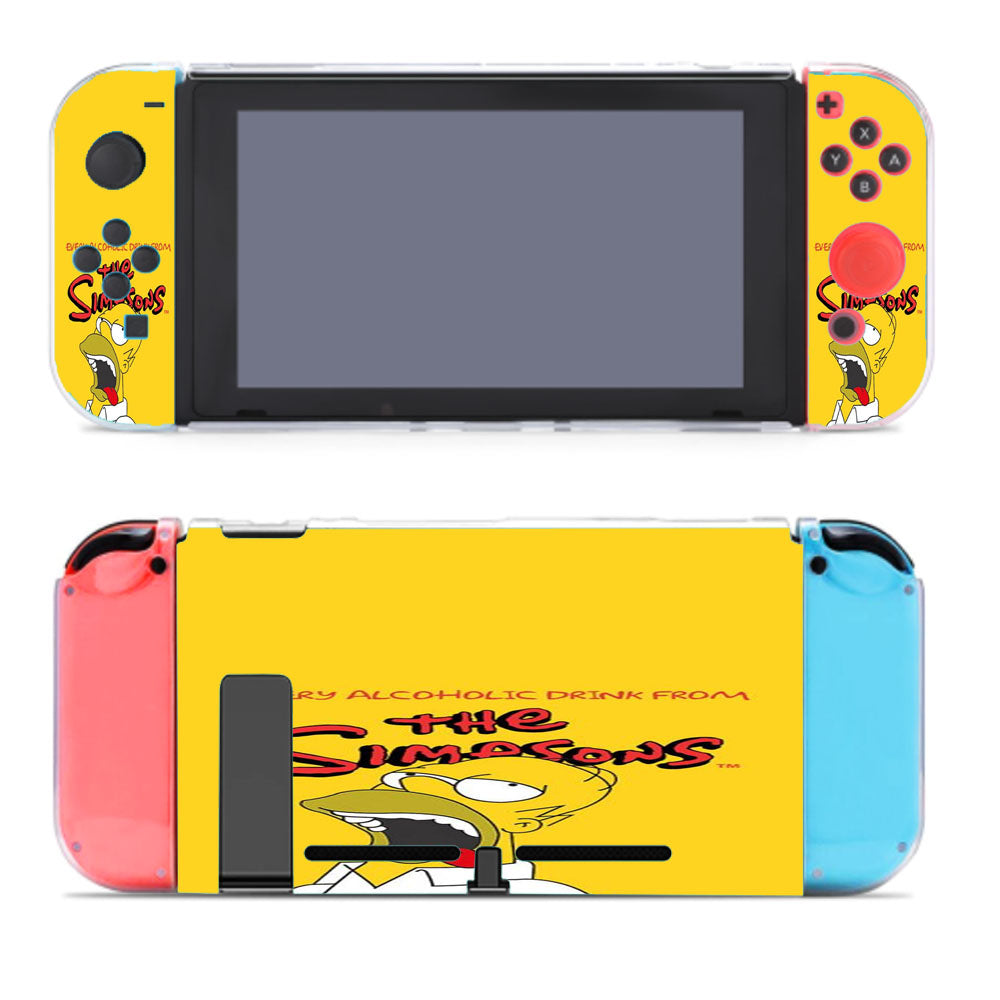 Every Alcoholic Drink From The Simpsons Nintendo Switch Cover Case