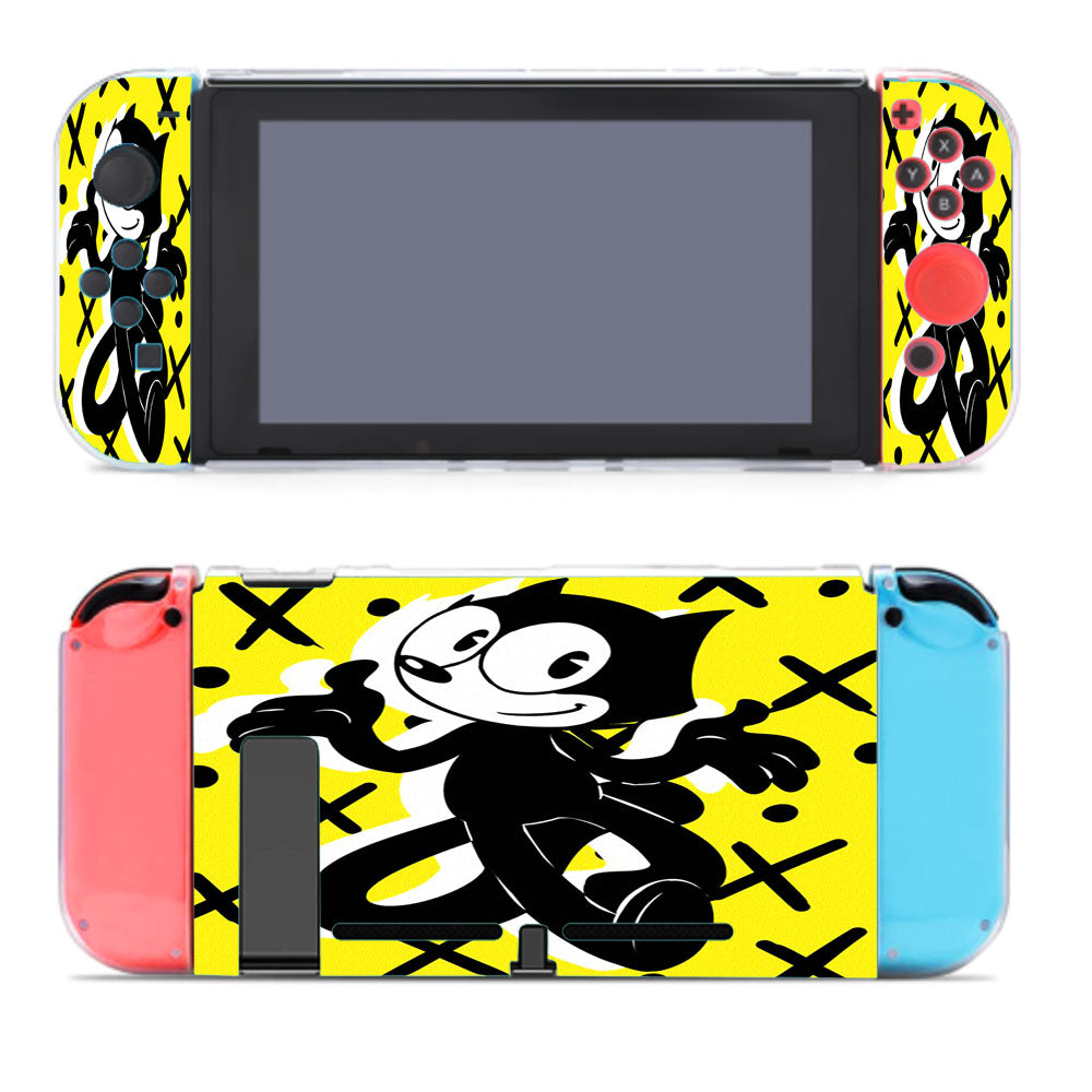 Felix The Cat Magic Bag Canvas Pattern Nintendo Switch Cover Case