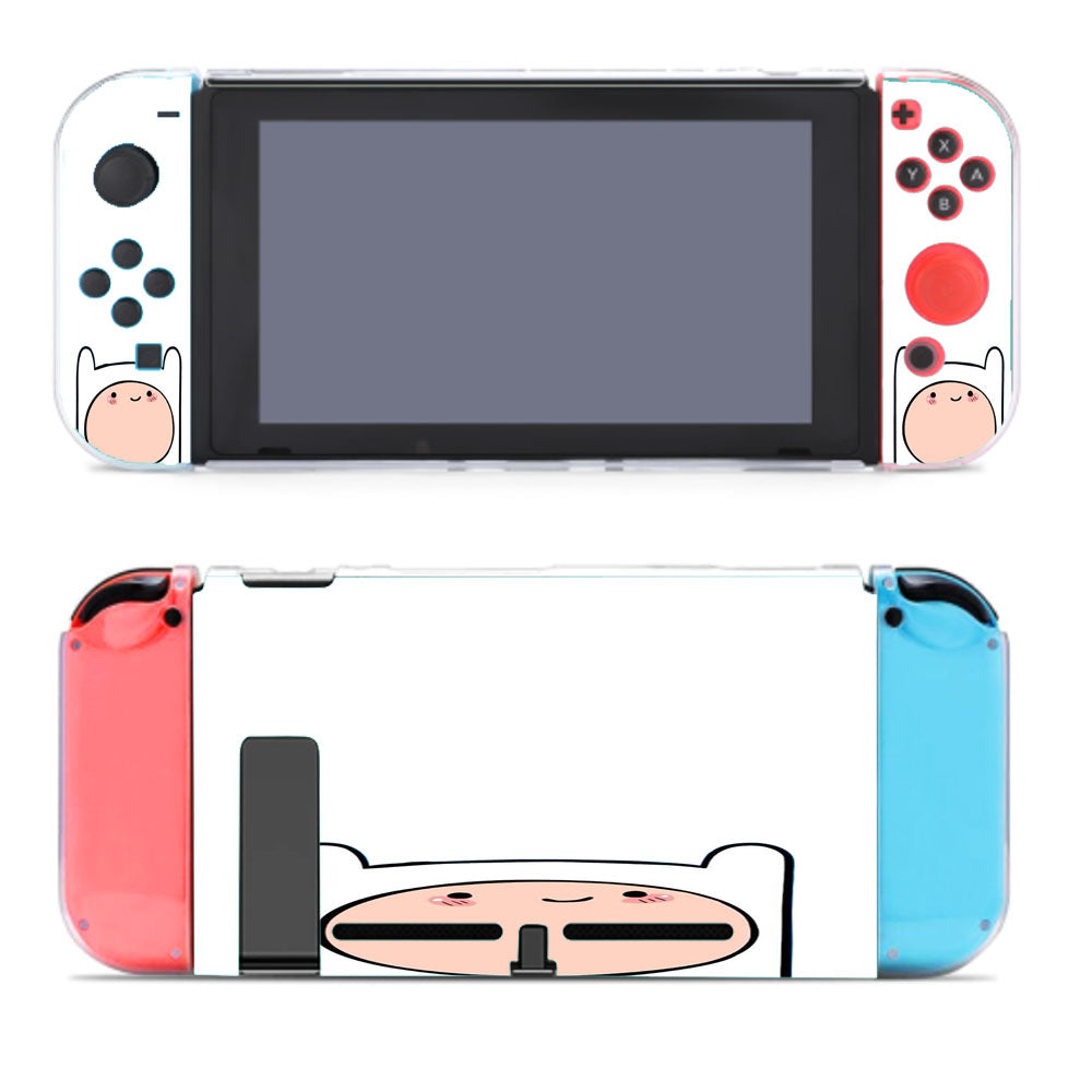 Finn The Human Adventure Time White Nintendo Switch Cover Case