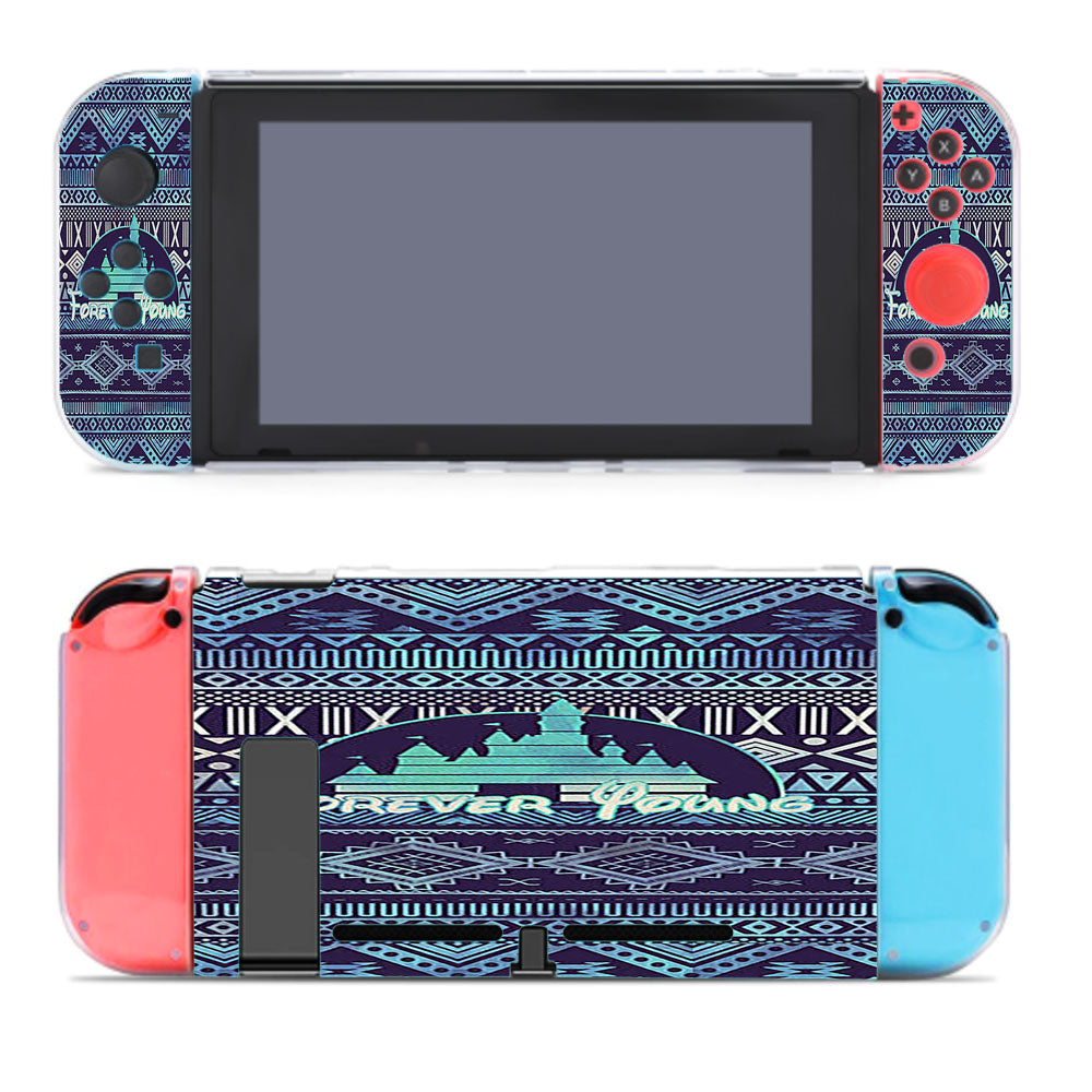 Forever Young Disney Aztec Pattern Nintendo Switch Cover Case