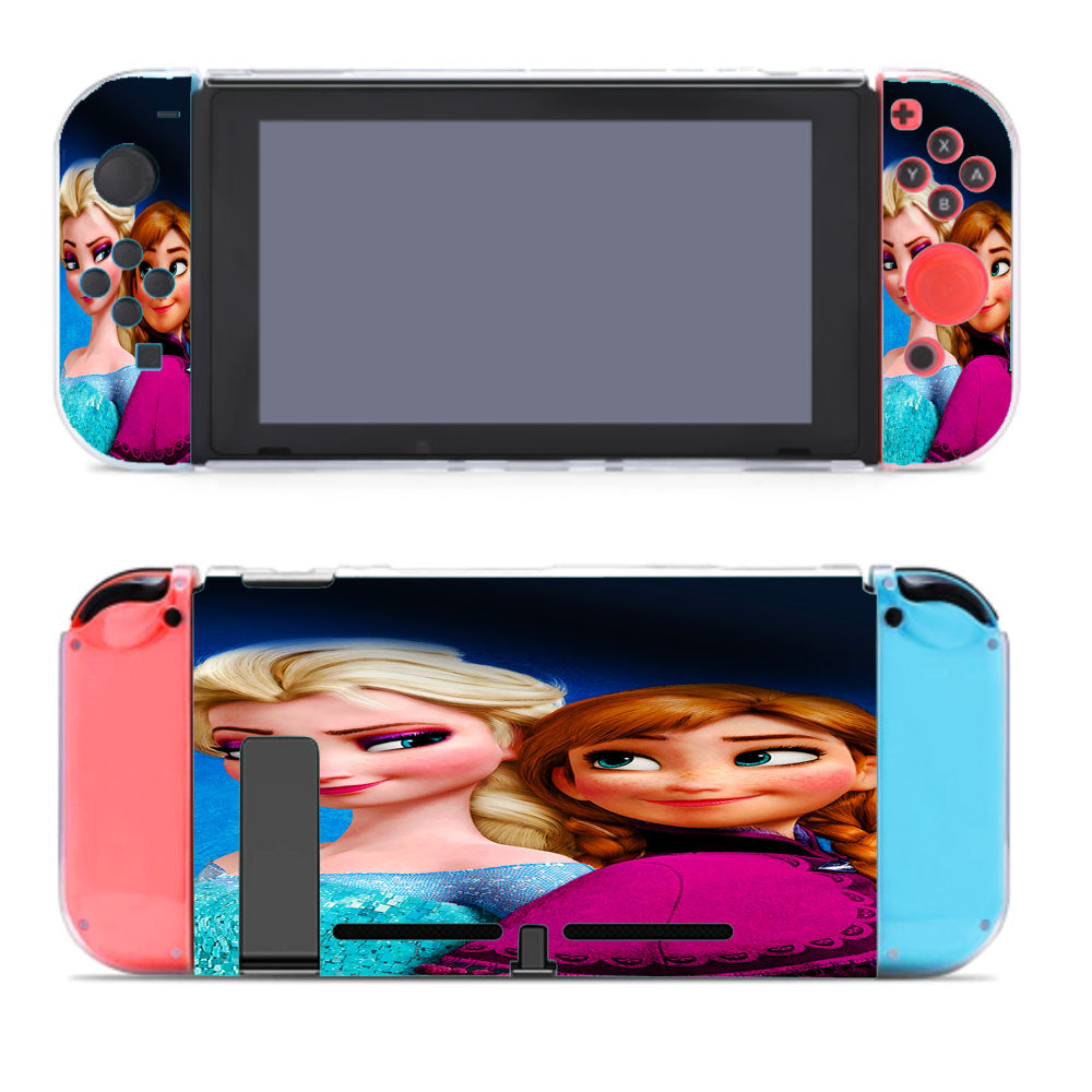 Frozen Elsa And Anna Nintendo Switch Cover Case