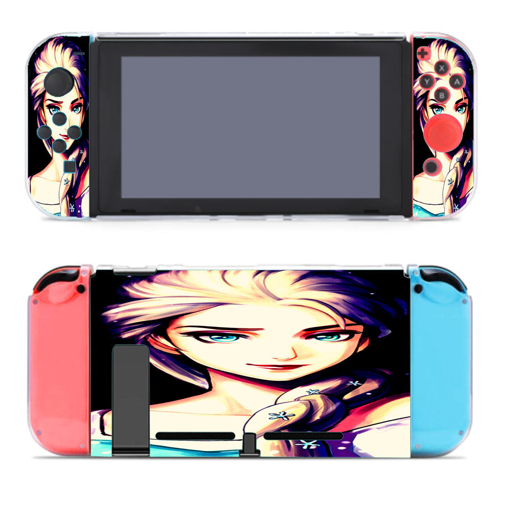 Frozen Elsa Art Nintendo Switch Cover Case