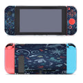 Frozen Pattern Wallpaper Dark Nintendo Switch Cover Case