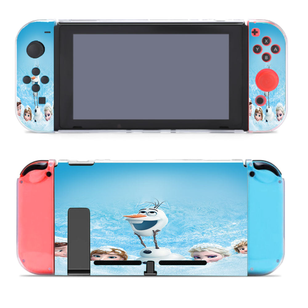 Frozen Snow Family Nintendo Switch Cover Case
