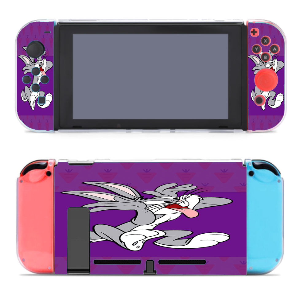 Funny Bugs Bunny Purple Nintendo Switch Cover Case