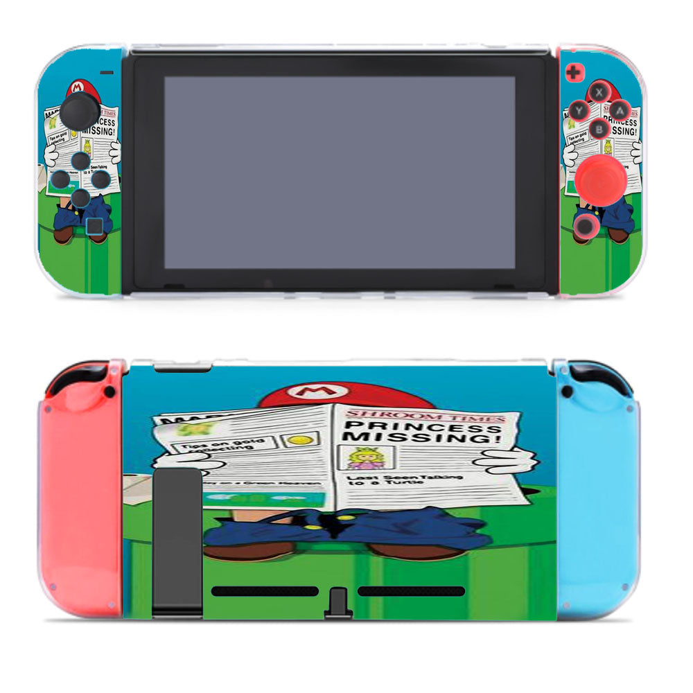 Funny Mario Nintendo Switch Cover Case