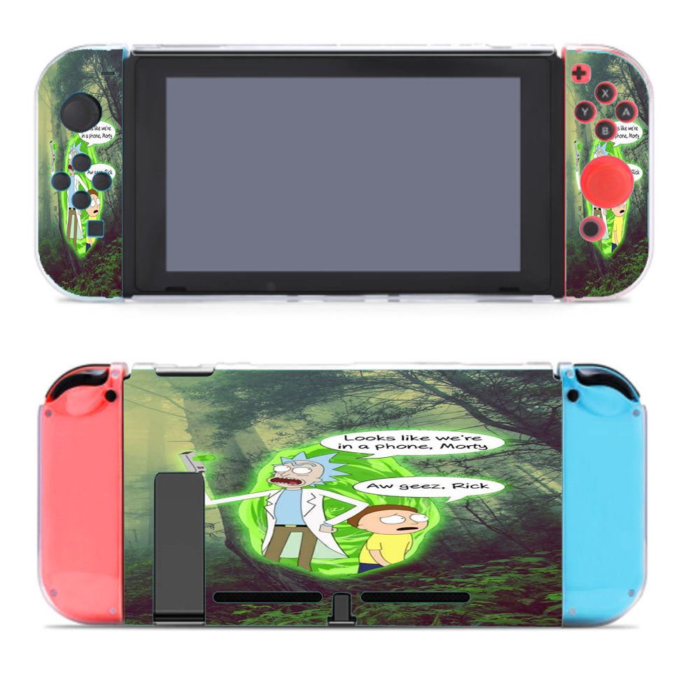 Funny Thing Rick Morty Nintendo Switch Cover Case