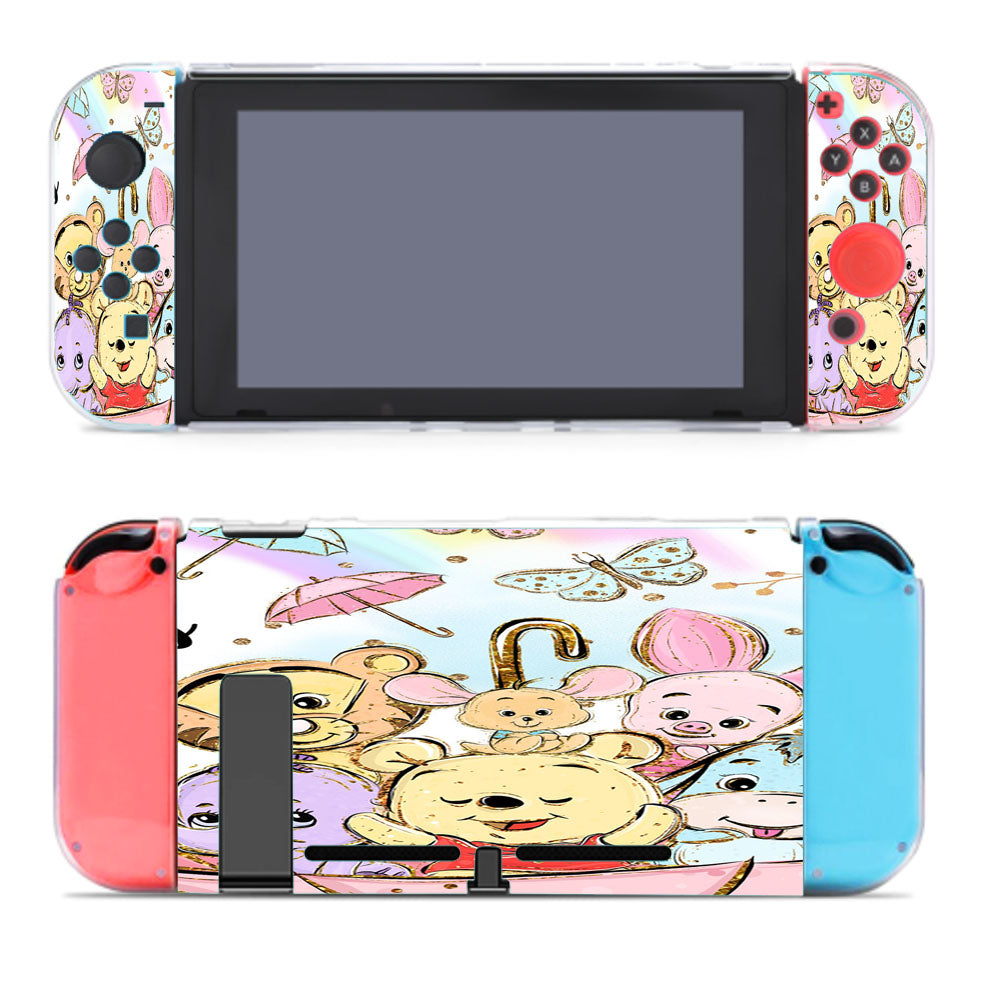 Glitter Winnie The Pooh Nintendo Switch Cover Case